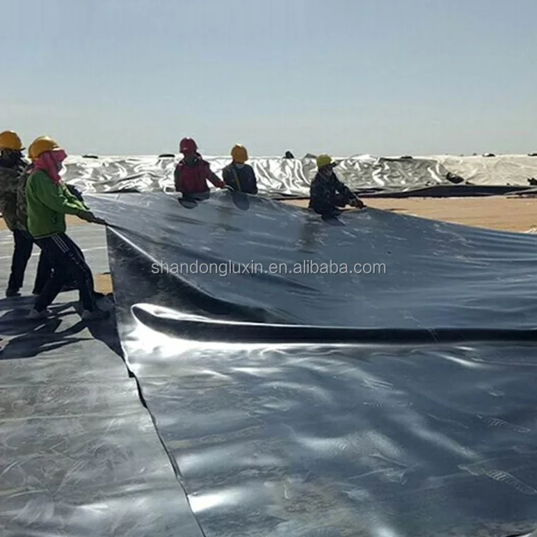 0.5mm 0.75mm 1.0mm 1.5mm 2.0mm Hdpe Waterproofing Plastic Geomembrane Sheet for Aquaculture Fish Pond Liner