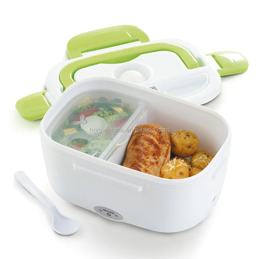 Portable Heated Lunch Box 12V Electric Heating Lunchbox Food Warmer