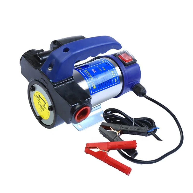 Electric portable refueling bomba DC 12V 24V motor AC 220V 175W 260W battery operated gasoil diesel oil kerosene transfer pump