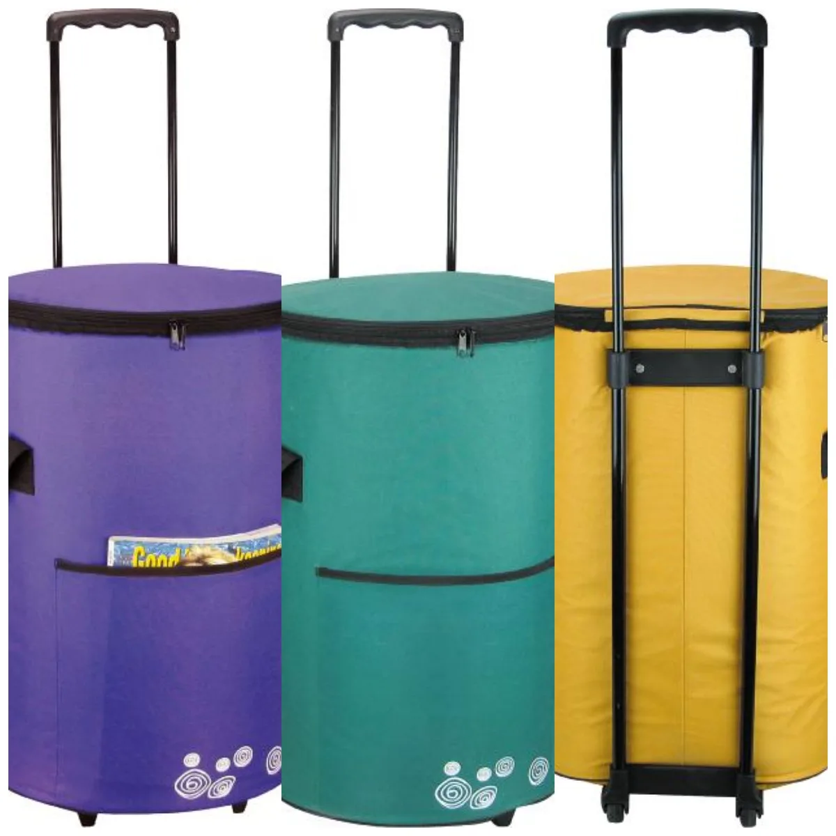 Customize Large Leak Proof Round Insulated Trolley Cooler Bag Food Xiamen Portable Cooler Cooler Bag Waterproof Roll Top Basket
