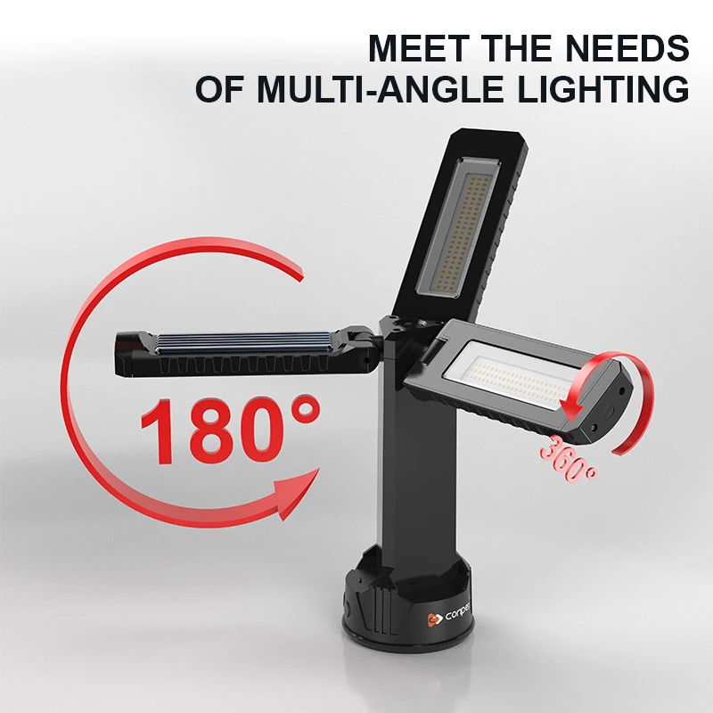 Conpex 18W Yellow White Color Lamp Portable Bright Camping Tent Led Light Camping Light Telescopic and Collapsible Night Light