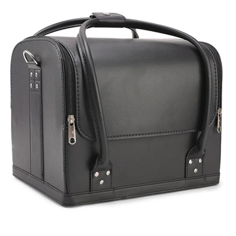 avon mary kay Portable Vanity Cosmetic Makeup PU Case Nail Polish Storage Bag