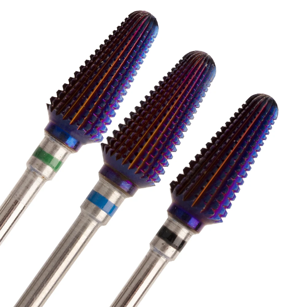 High Quality 7.0 mm Tornado Bit Manicure Drill Bits Hard Polish Gel Remover Carbide Nail Bit For Cuticle Removing
