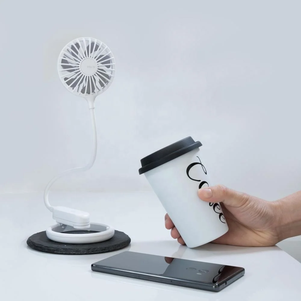 Janpim Brand Oem Portable Hanging Neck Cooling Fan Foldable Package With Multi-function Application For Outdoor Sports