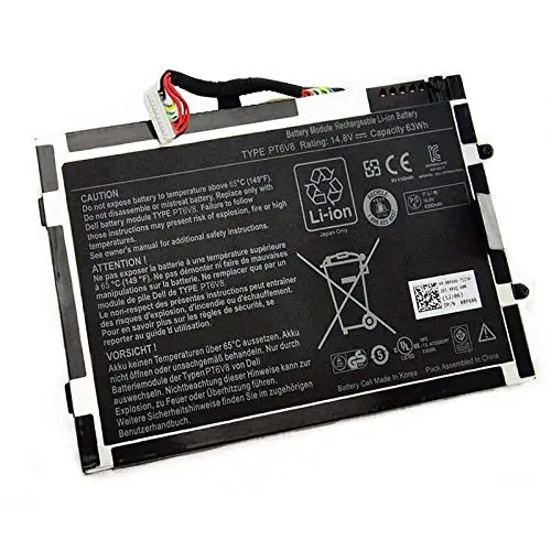 huiyuan 14.8V 63Wh 4200mAh Laptop Battery 8P6X6 P06T PT6V8 T7YJR Compatible with Dell Alienware M11x M14x R1 R2 R3 08P6X6