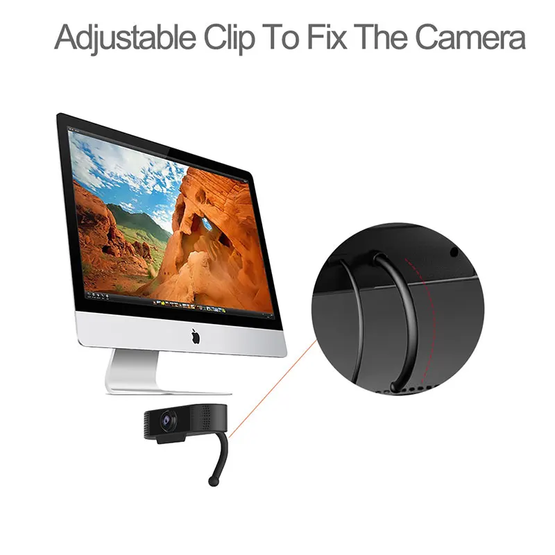  1080P USB веб-камера со встроенным микрофоном для видеобщения