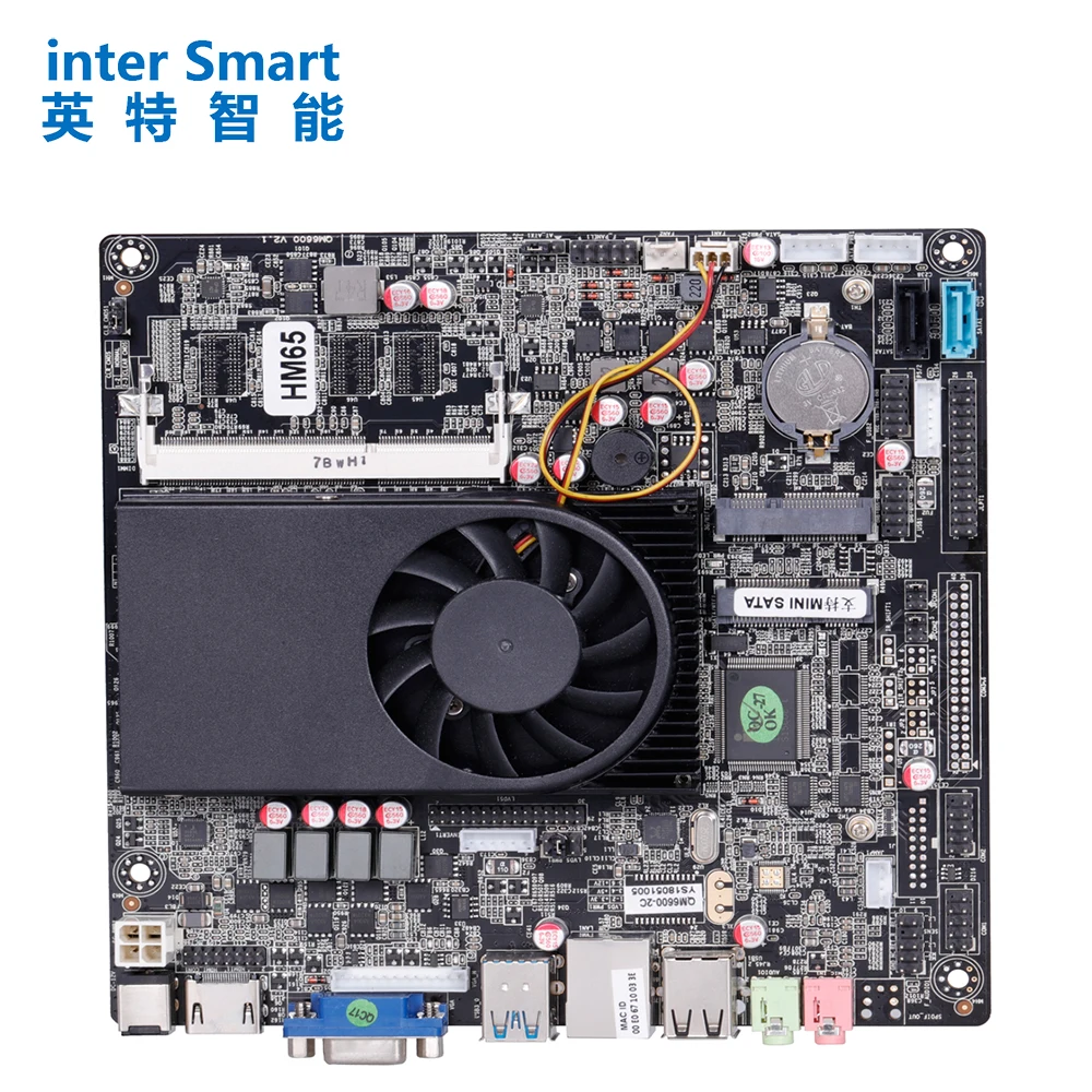 ELSKY Mini-ITX Motherboard In-tel Notebook 988 CPU Core I7 3540M with 1000M Lan DDR3 and 2 Mini-PCIE and HM76 Chipset QM6600