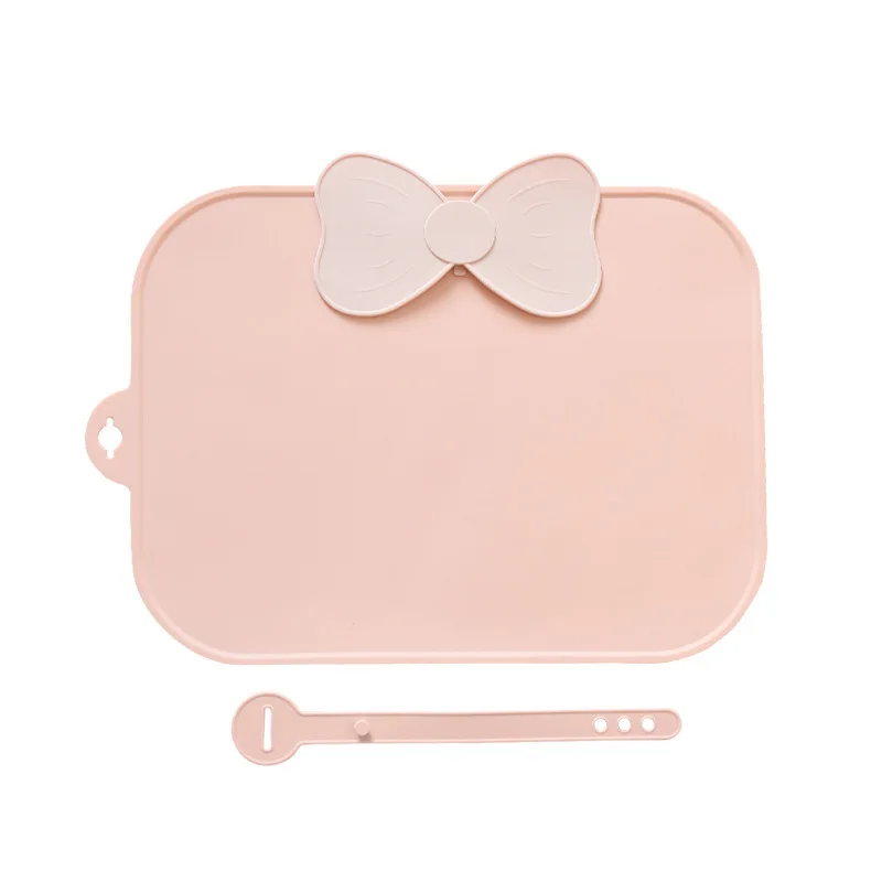 Logo Printing Silicone Table Placemat Reusable Baking Mat Eco Friendly Dishwasher Safe Water Proof Kids Placemat Oven Mat