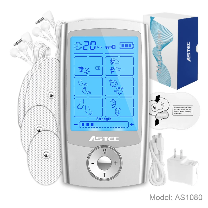 Китайский стимулятор мышц astec tens machine AS1080, 16 режимов, оптом