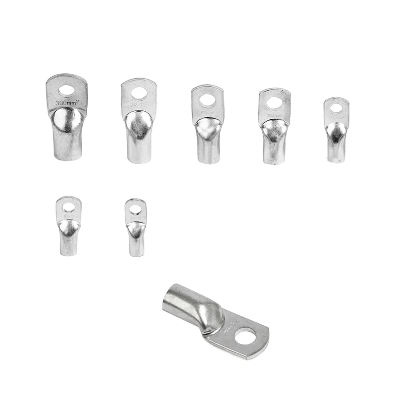 HLNT Sc Type Tin-plated Copper Cable Lug Iec T2 Standard Electric Power Connector Automotive Compliant Ring Terminal Battery