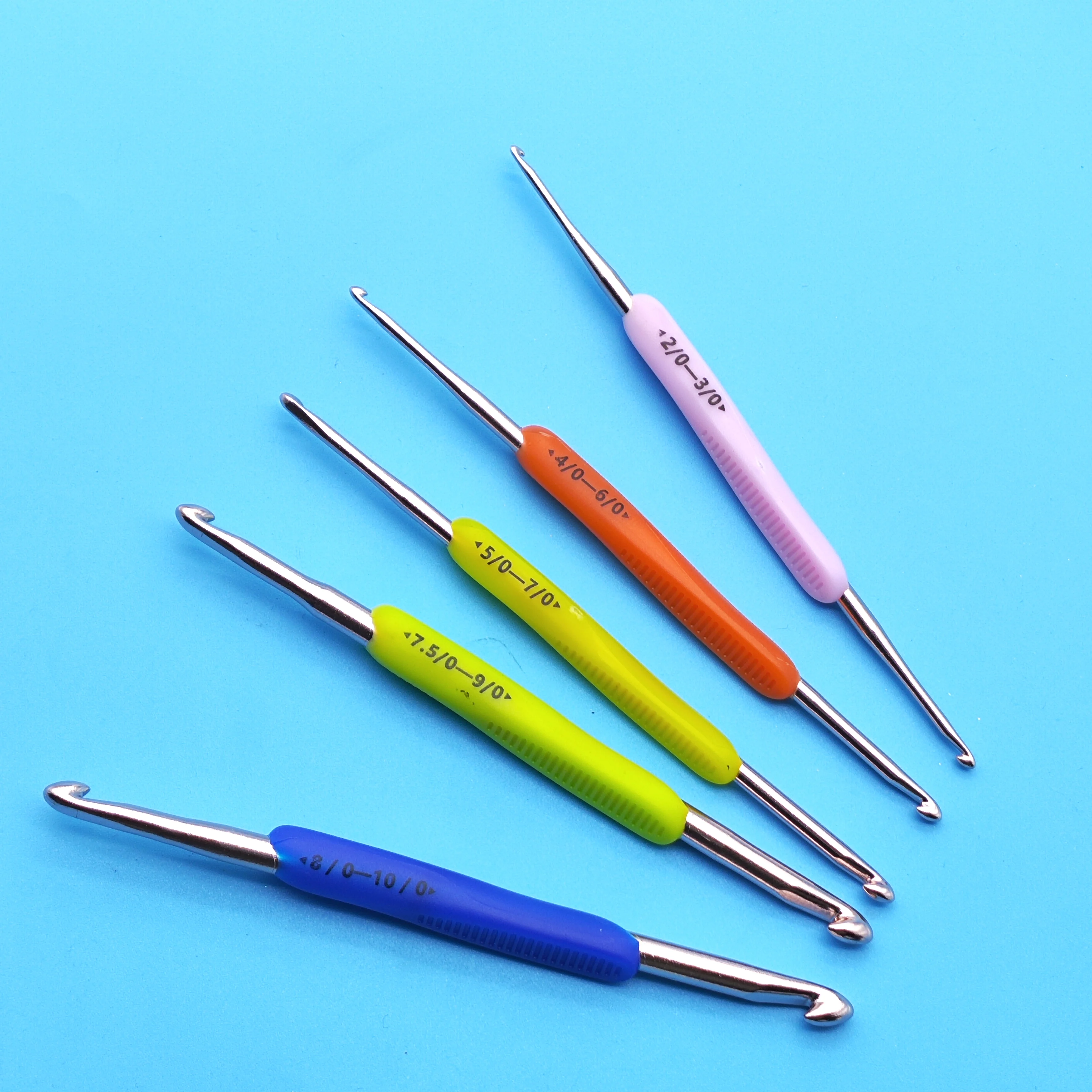 Double head Crochet Hooks Set Knitting Needles Set Stainless Steel Crochet Sewing Needles Tool