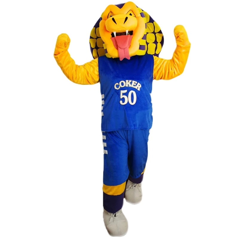Cartoon Halloween Cosplay Party Christmas  Carnival Apparel  Sport Cobra  Mascot Costumes