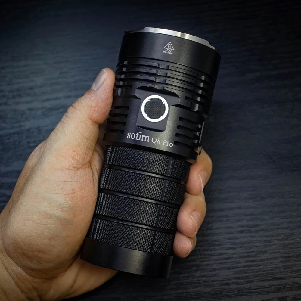 Sofirn Factory Logo напечатанный 11000 люмен высокомощный алюминиевый ручной Led Q8 Pro Zoom Focus водонепроницаемый фонарик