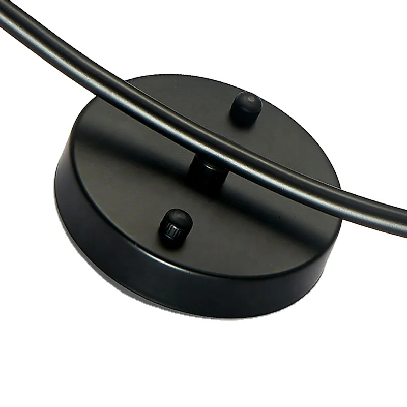 lamps  E27 lamp base glass  bracket light  modern  bed room wall lamp black color