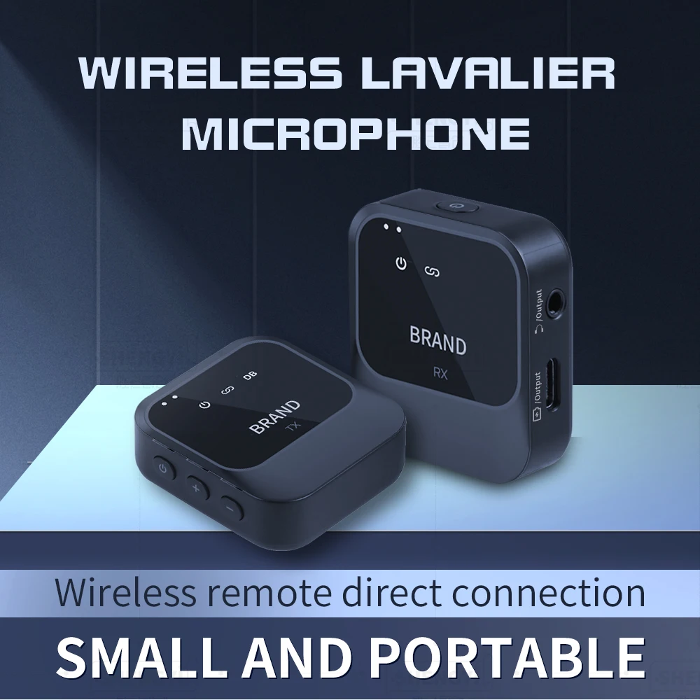 wholesale factory best sale wireless lavalier microphone recording studio abs microphone t118