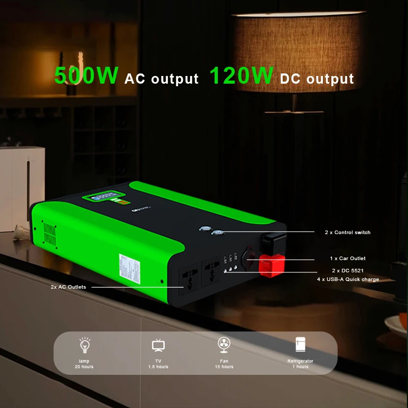 Потенциальная Новая Энергия 60ah Power Bank Кемпинг портативный блок питания солнечная панель заряд светодиодный дисплей для наружной рыбалки