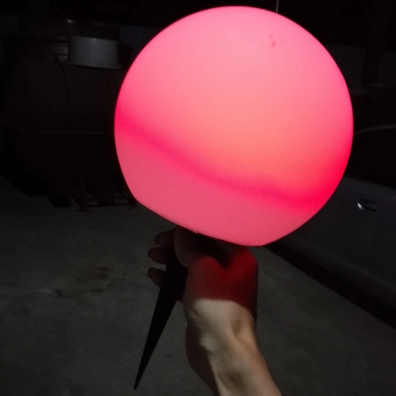 
waterproof garden outdoor lighted led solar ball 