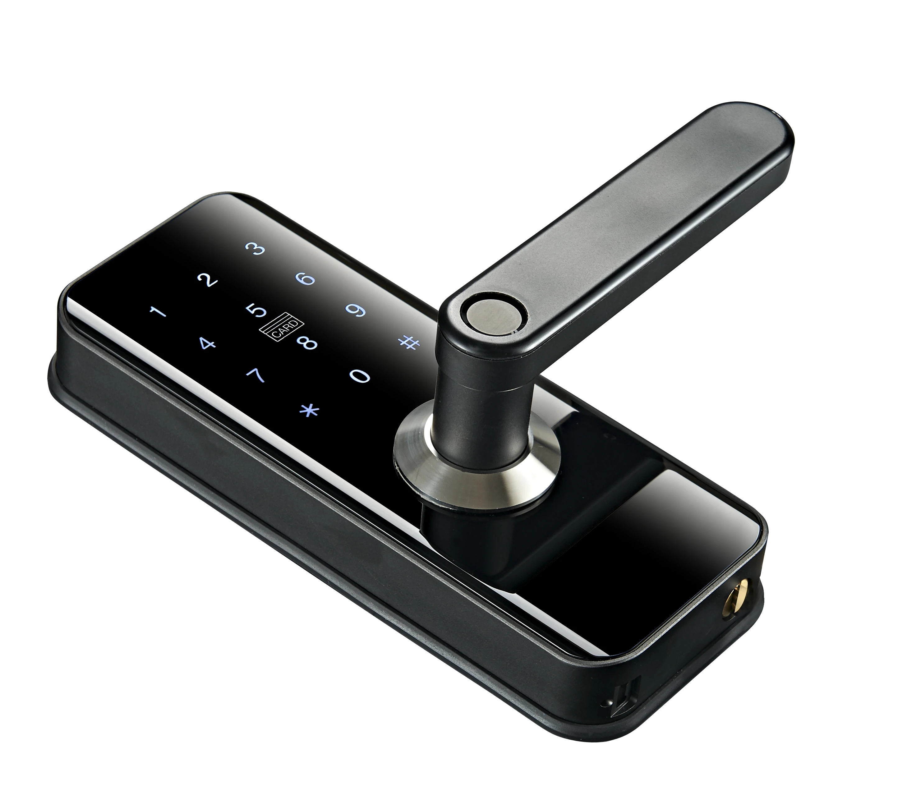 Hot Sale High Quality Waterproof Weatherproof Wifi APP Fingerprint Code Smart Electronic Door Lock for Wood Door