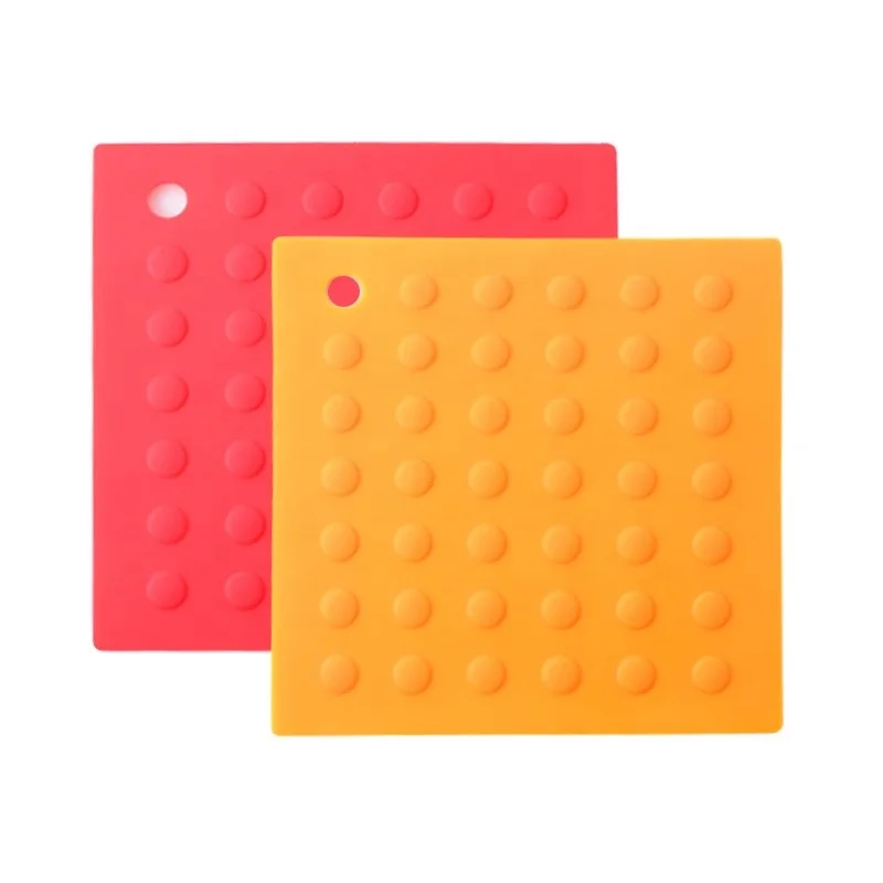 Оптовая продажа, индивидуальный силиконовый термостойкий нескользящий коврик для кастрюль и барбекю, силиконовый держатель для кастрюль, силиконовый коврик