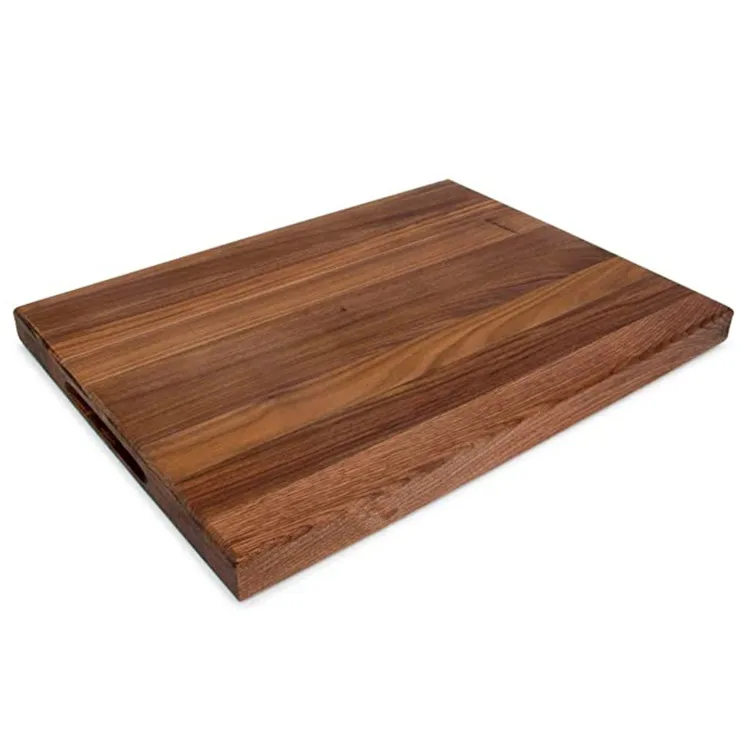 
Luxurious Hugh quality Edge Grain Reversible versatile Walnut chopping board wood cutting 