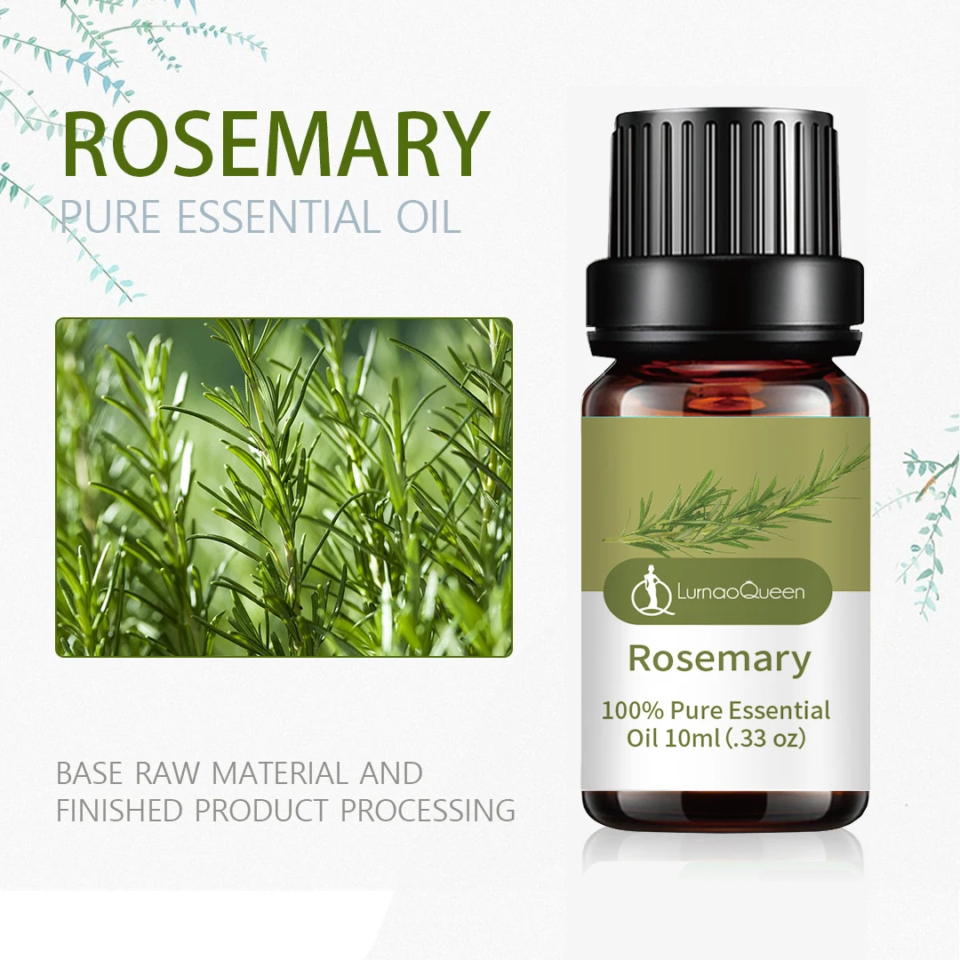 Rosemaryd natural essential oil nourishes hair roots and reduces greasy feeling essential oil