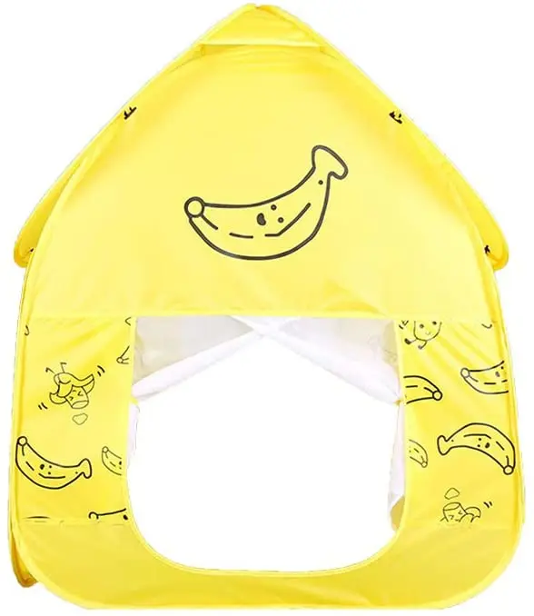 Детская палатка, игровой домик, вигвам с бананами, подарок для океана, бассейн с шариками, отдельная кровать, складная Простая установка и снятие ODM