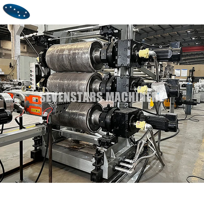 Hot sale plastic sheet extruder acrylic plate PP fence production line