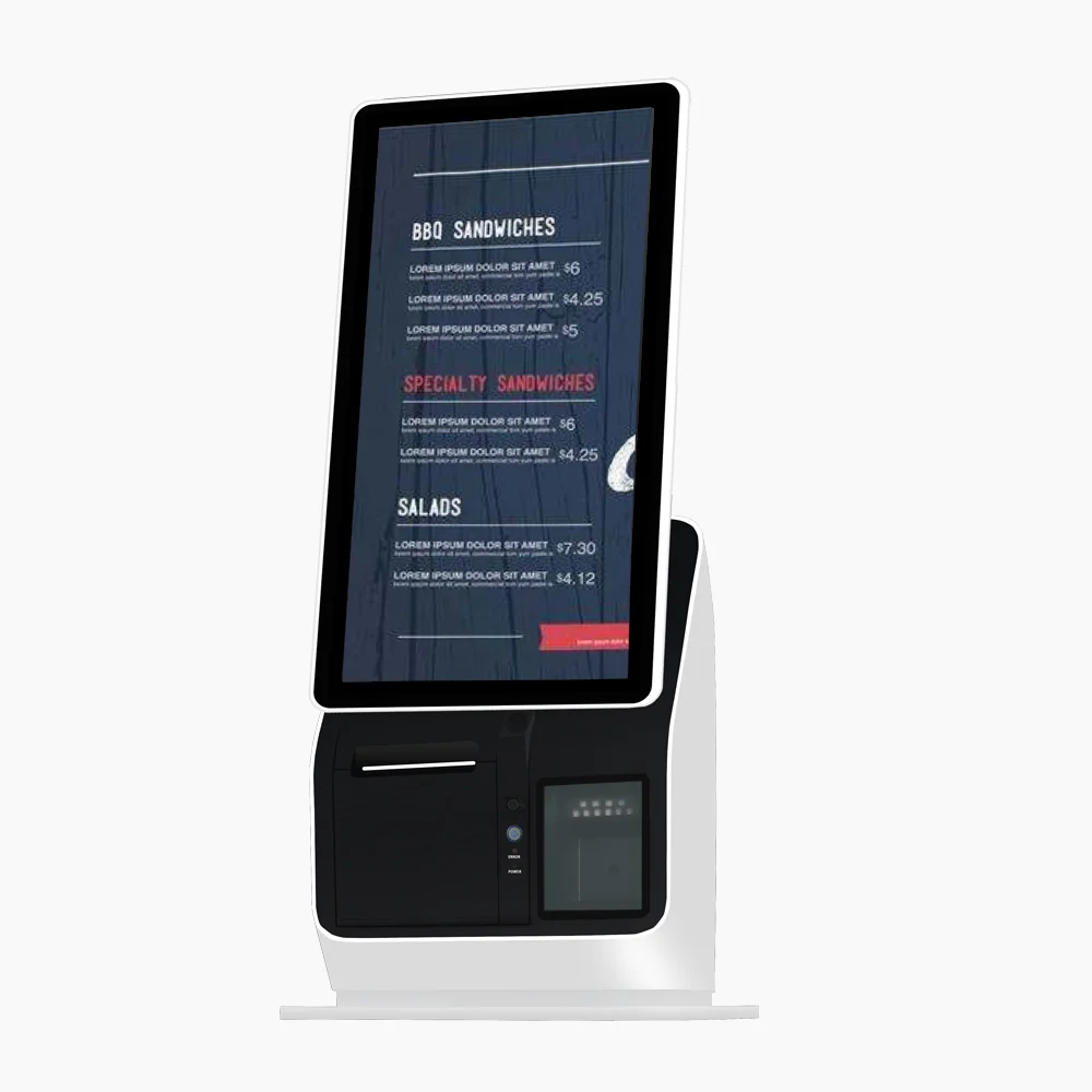 Card Reader Payment New Mobile Touch Pos Terminal System Window Android Restaurant Self Service Food Ordering Kiosk