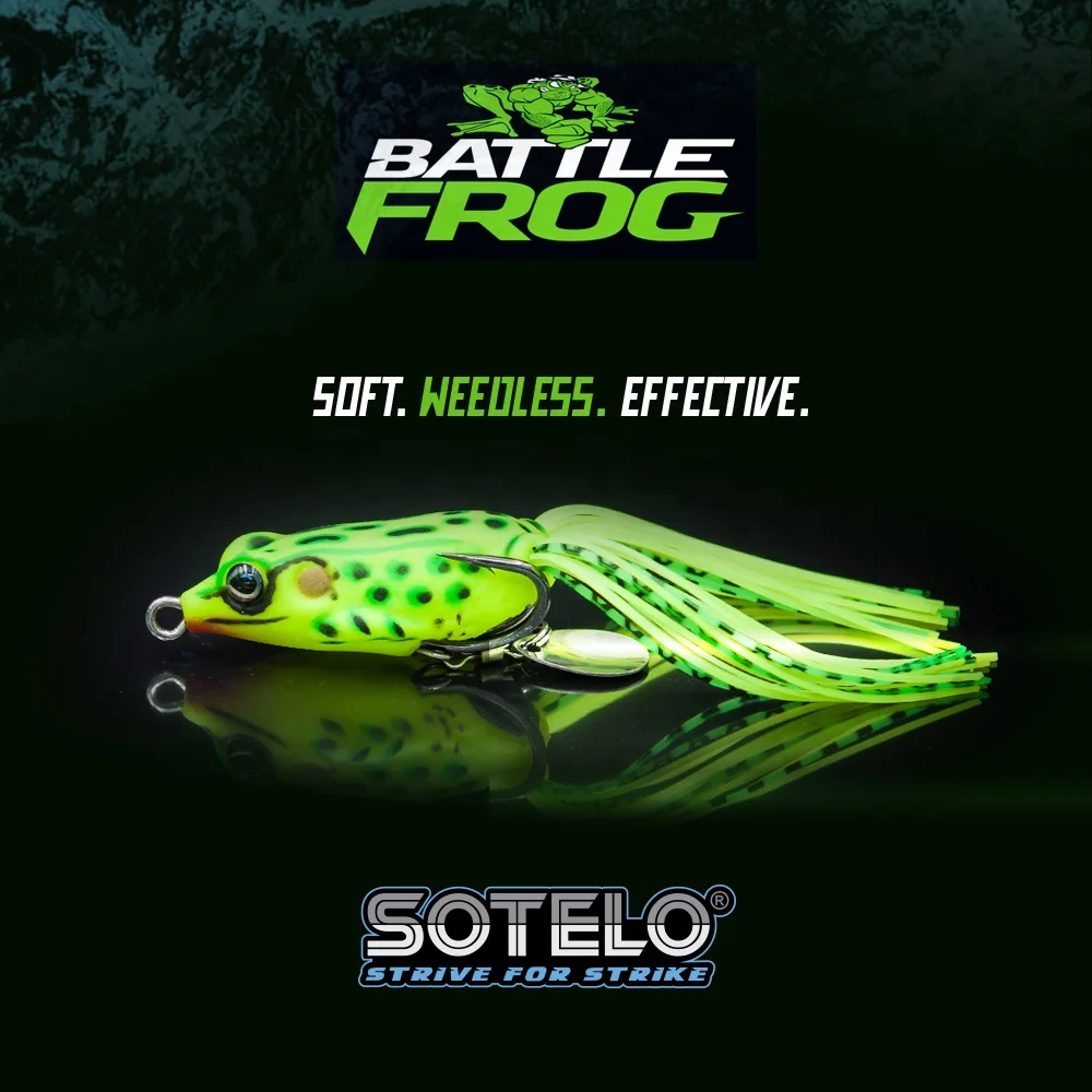 Мягкая приманка Sotelo Battle Frog 40 мм 5 г рыболовные приманки мягкие приманки-лягушки