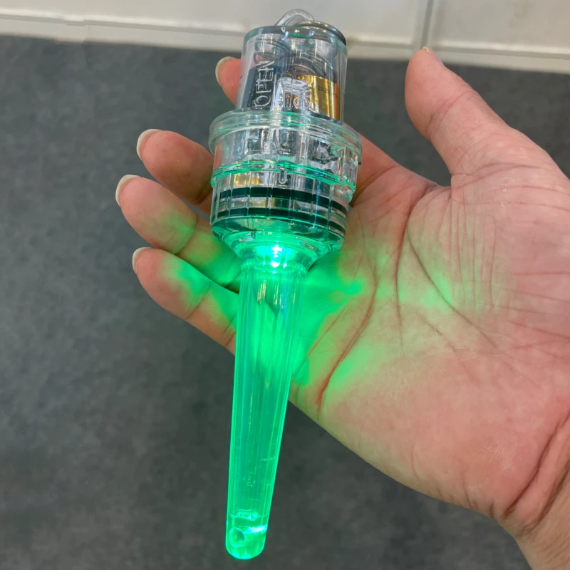 Durable PC material Saltwater bait squid Green deep underwater drop water LED Underwater Fishing Light