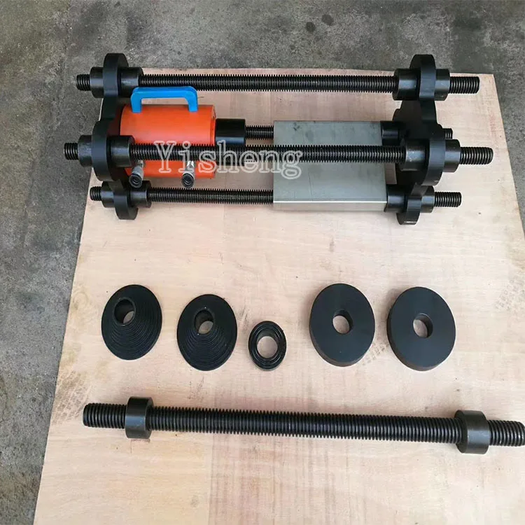 56T, 70T Portable hydraulic track link pin press 70 tons manual bucket bush press small press