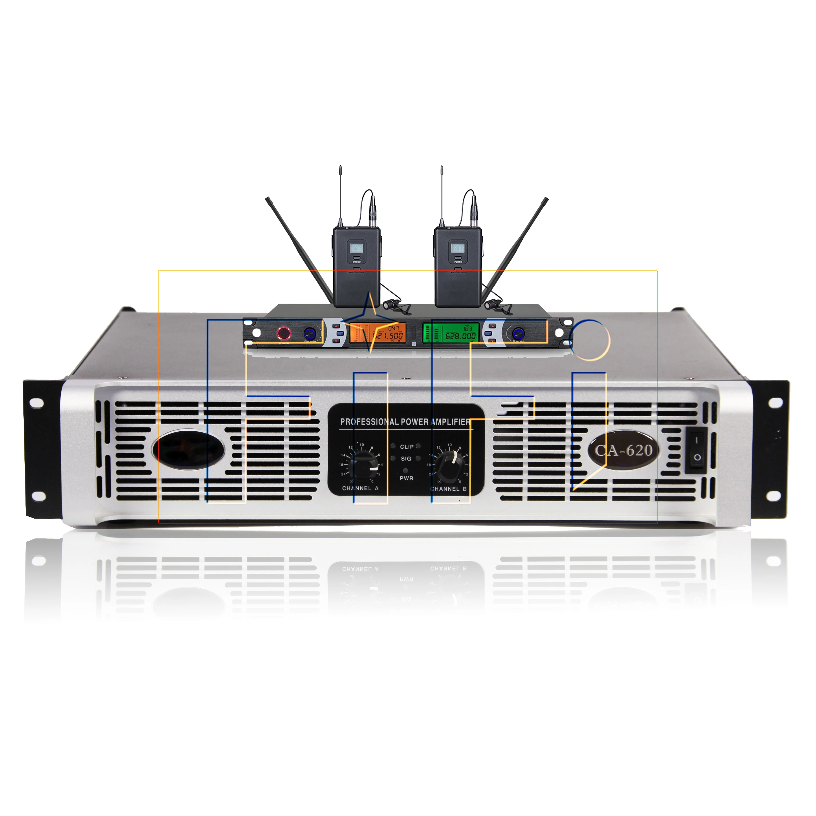 FIFI Стандартный динамик Звуковая аудиосистема 8 Ом 2*350 Вт стерео усилитель мощности