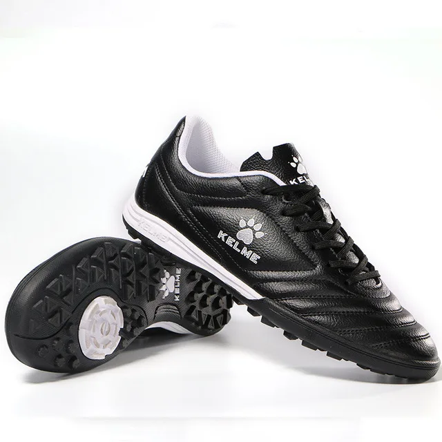 Детская футбольная обувь KELME футбольные бутсы оригинальные детские белые профессиональные