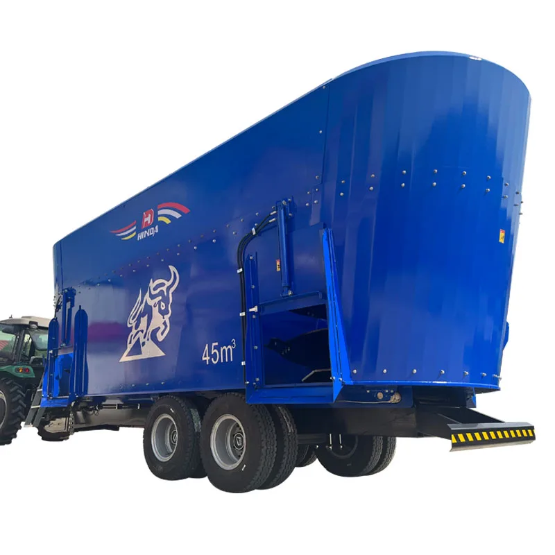 Horizontal and Vertical Feed Mixer Dairy Farm Equipment TMR Feed Mixer Machine for Sale