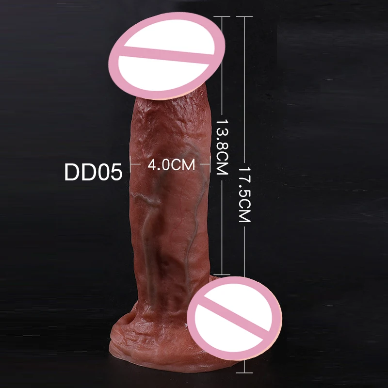 18++ Huge Thrusting Dildo Realistic Silicone Soft Dildo For Women Masturbation Dildo Sex Toys