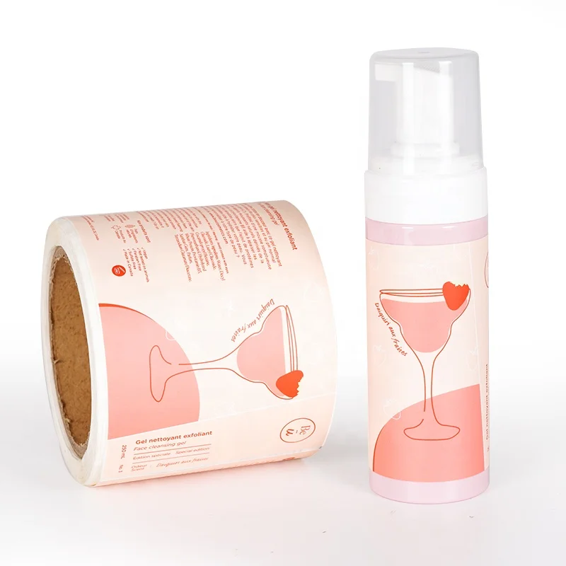 Custom beauty rectangular sticker bottle personalized 2 l motivational bottle with sticker hair oil bottles with custom label