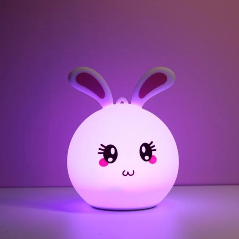
Cheapest factory supplier cute rabbit night lamp ABS animal lamp 