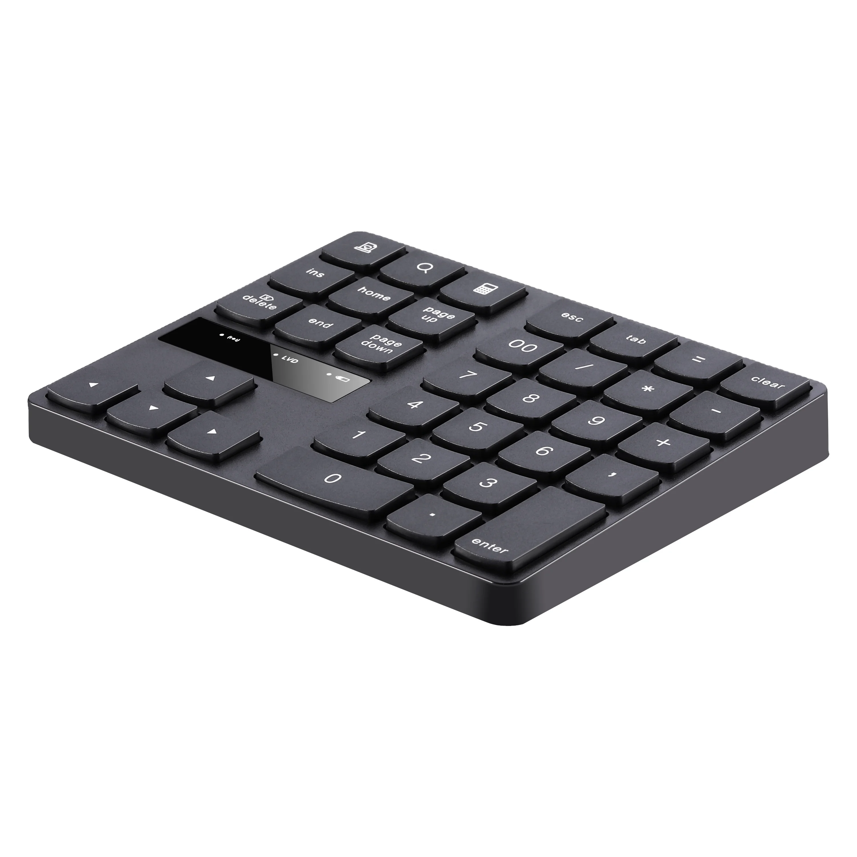 Mini Keyboard 2.4G Wireless Number Pad Rechargeable 35 Keys Numeric Keyboard For Laptop PC One Hand Ergonomic Gaming Keypad