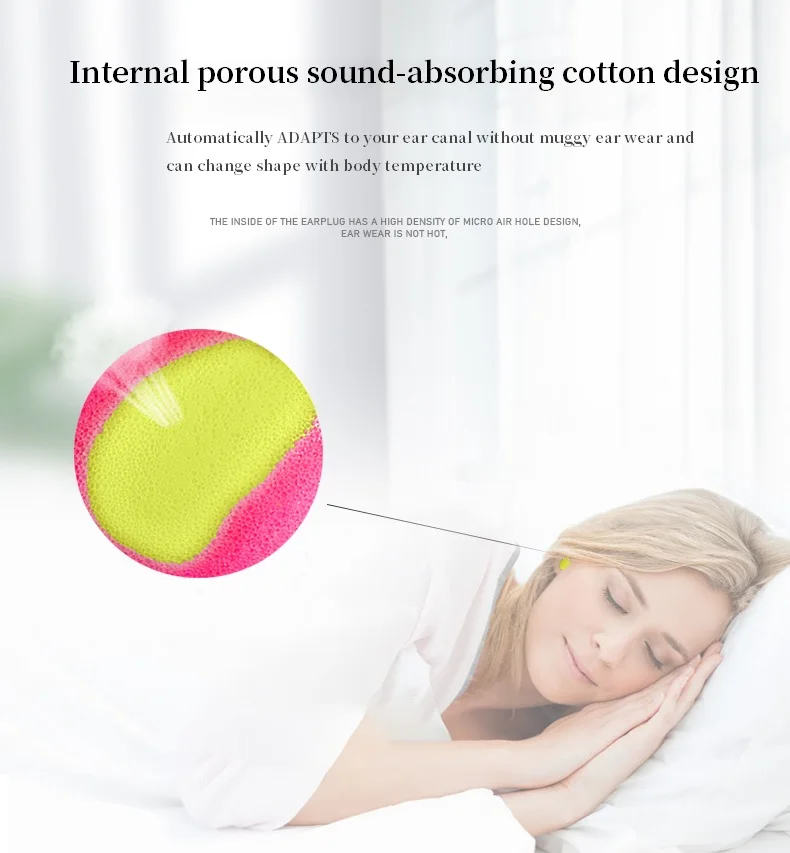 Cheap And Soft Slow Recovery Foam hearing protection ear plug earplug sleep