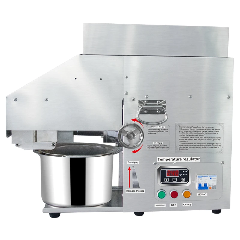 Household Commercial Mini Oil Press, High-quality CE Certified Factory Price, More Healthy for Consumption