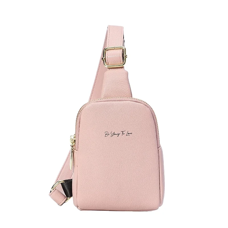 Customization Women Pu Waist Belt Chest Bags Designer Crossbody Bag Trendy