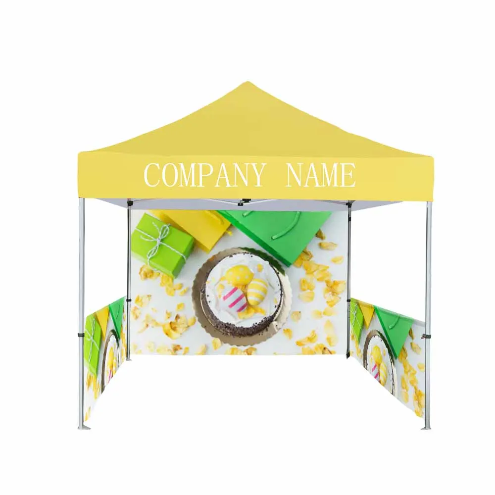cheap custom printed Aluminum Frame Outdoor Restaurant Tent for Coffee Shop