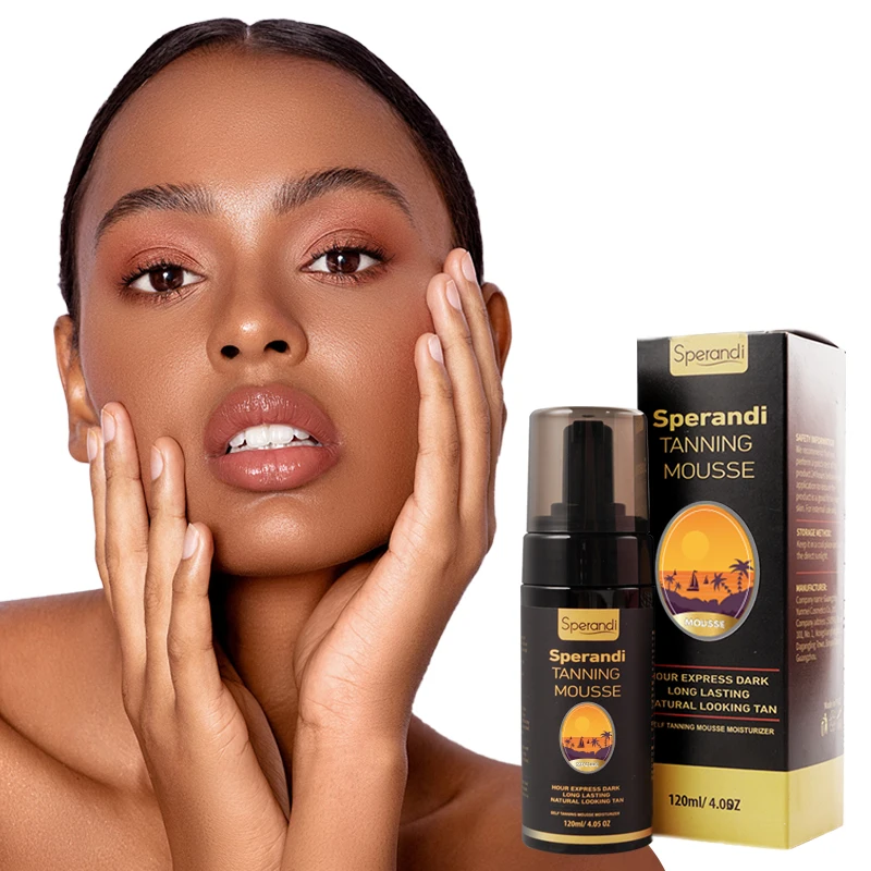 Tanning Products Manufacturer Organic Vegan Body Tan Mousse Paraben Free Private Label Scented Ultra Dark Self Tanning Mousse