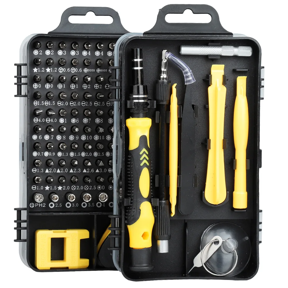 115 in 1  Screw Driver Kit Multipurpose Magnetic Bits Precision Screwdriver Set Home Computer Repair Tools