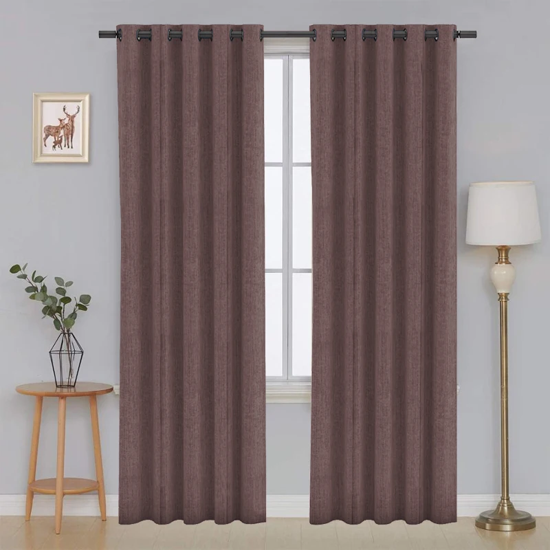 Hot Sale High Quality Custom Made Jacquard Eyelet Window Curtain