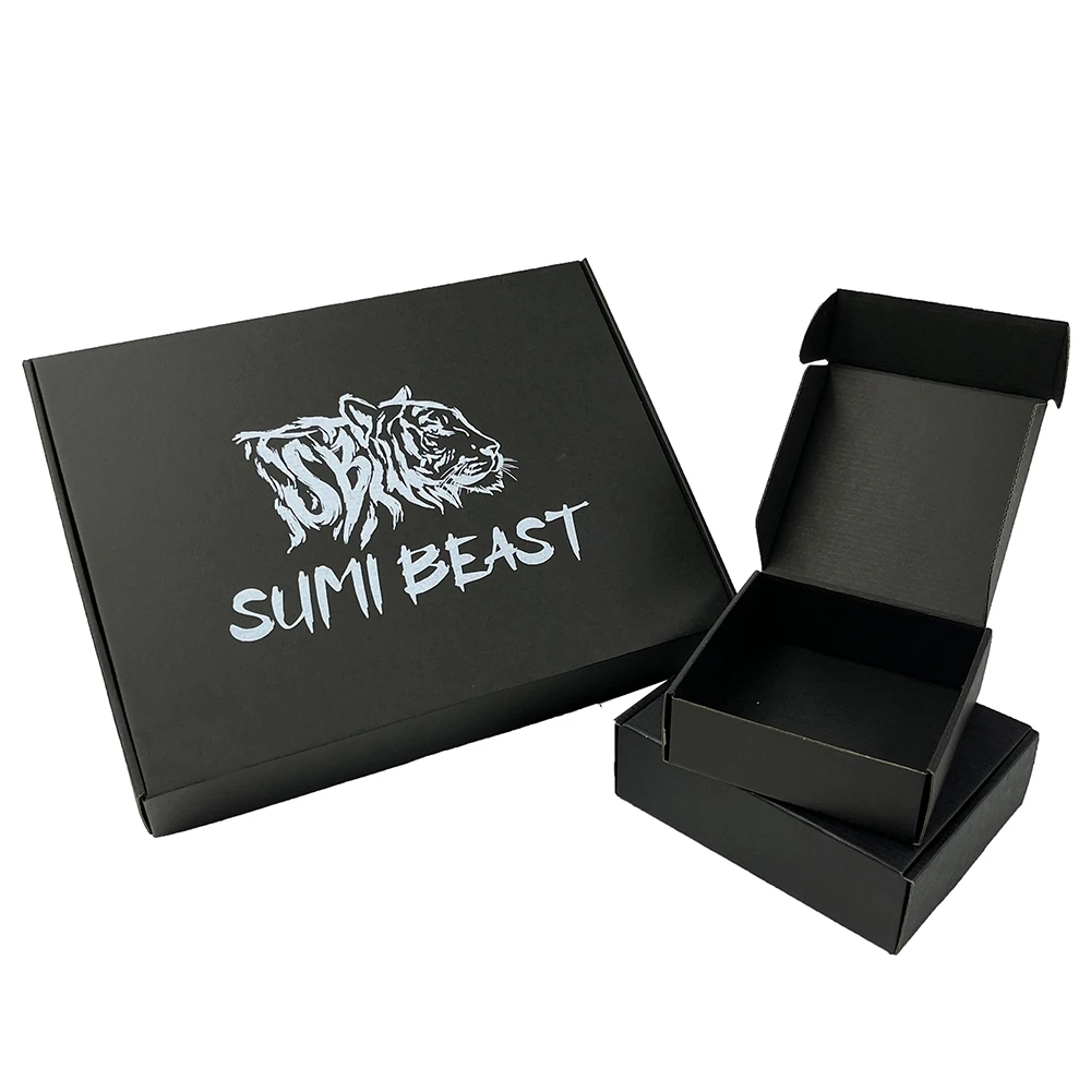 Wholesale Custom Printed checking key-2 Luxury it Rigid Paper Cardboard Black Simple Empty folding Gift Box