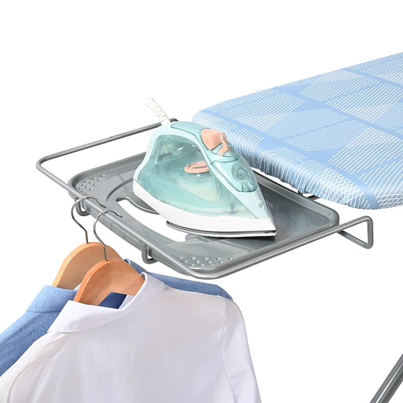Wireking HT Legs Adjustment Height Folding Ironing Board Full Size Collapsible Ironing Board with Retractable Iron Rest
