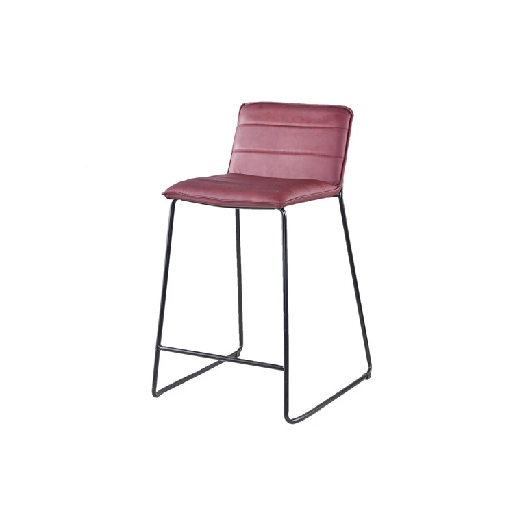 modern style kitchen  bar stool leather Sell best  furniture simple design high leg
