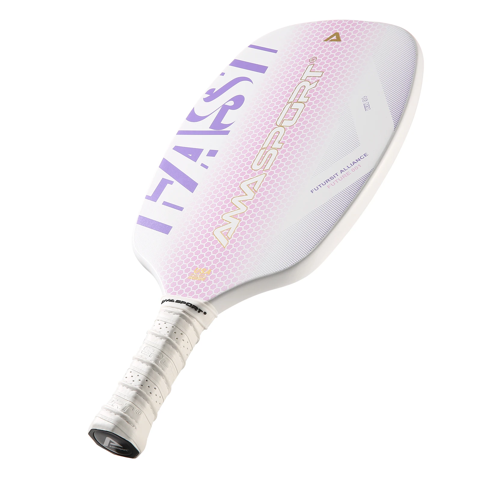 2024 New Arrival Large Sweet Spot Noise-Reducing Color-Changing Tech Custom Carbon Fiber PPG Thermoform Pickleball Paddle