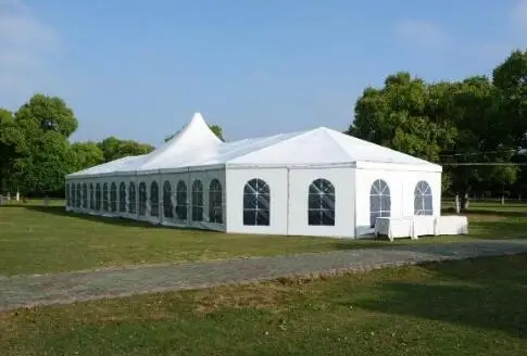 Factory Wholesale Mixed Pagoda Exhibition Event Tent Aluminum PVC Wedding Party Marquee For Outdoor Reception